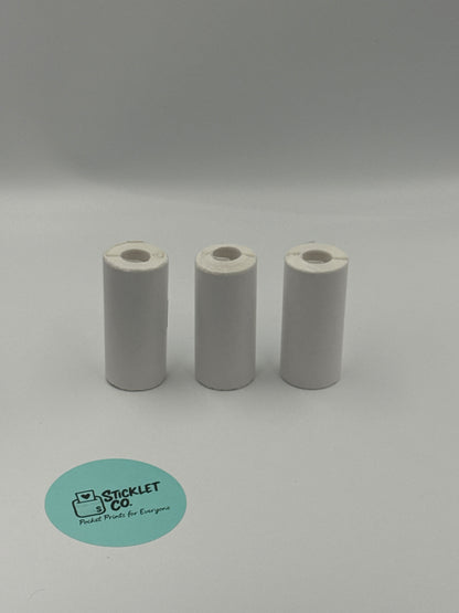 Sticklet Co. – White Thermal Sticker Paper Roll (57mm)